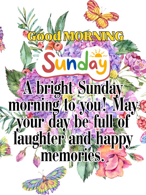 Good Morning Sunday Messages