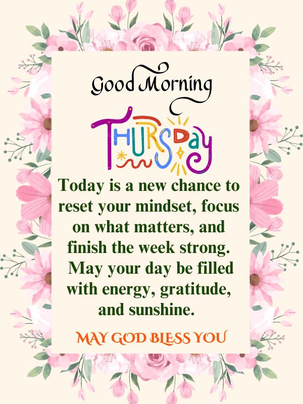 Good Morning Thursday Images