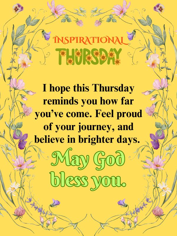 Positive Inspiration Thursday blessings