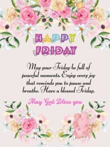 Friday blessings