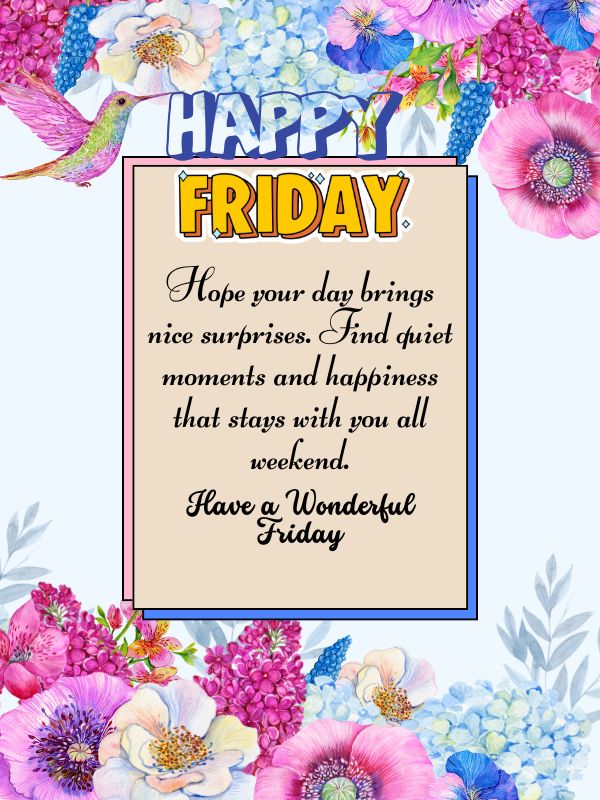 Joyful weekend Blessings