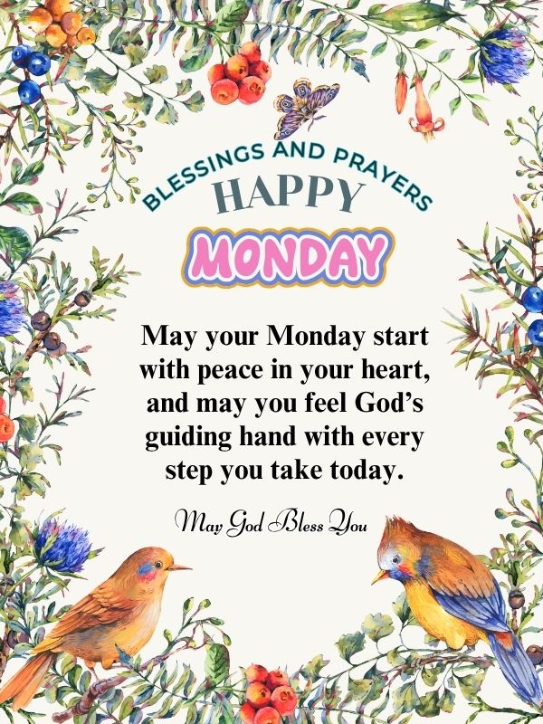 Monday Prayers and Blessings