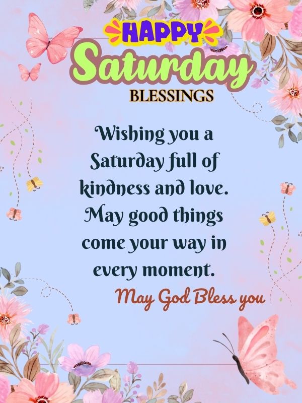 Blessed Saturday images