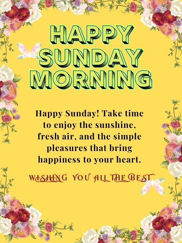 Sunday Morning Wishes Images