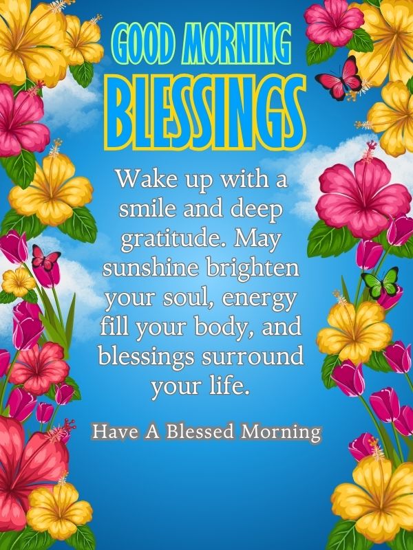 have a blessed morning