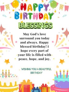 birthday wishes and blessings with images
