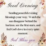 Peaceful Evening Blessings