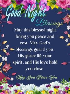 Blessed good night