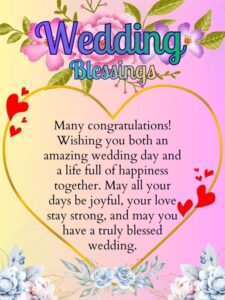 wedding prayers and blessings