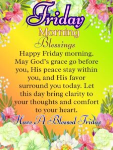 Happy Friday good morning blessings