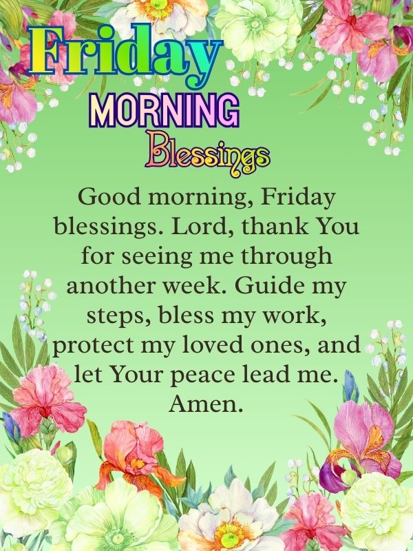 Happy and good Friday morning blessings