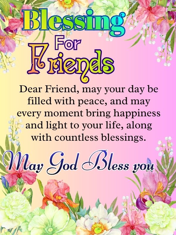 Blessings for a friend