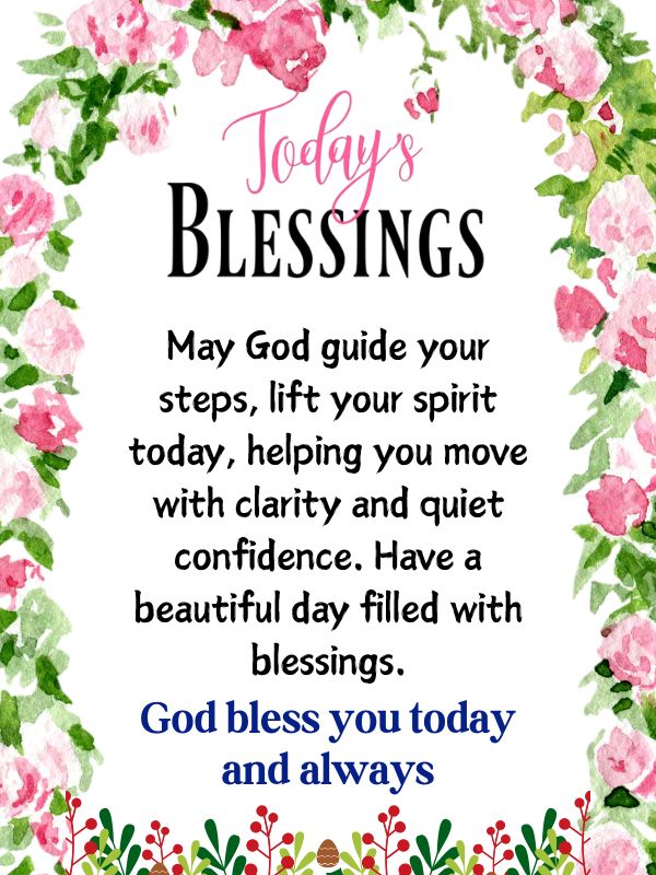 Blessings for today