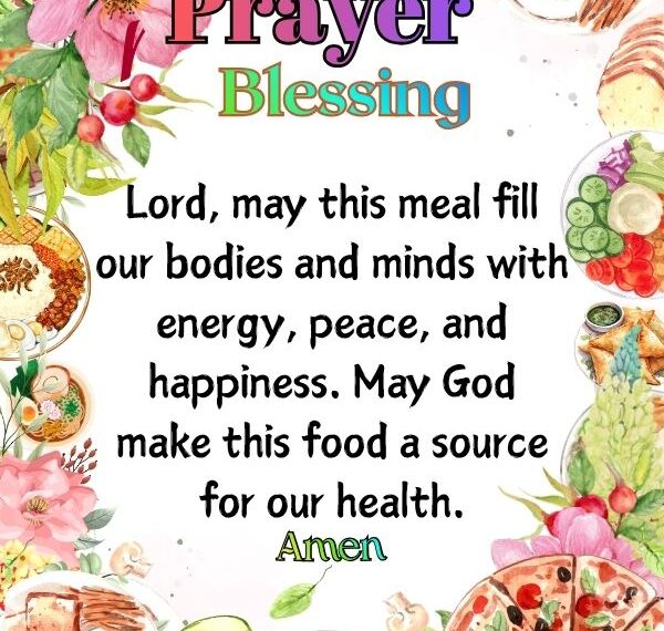 blessing and prayer for food