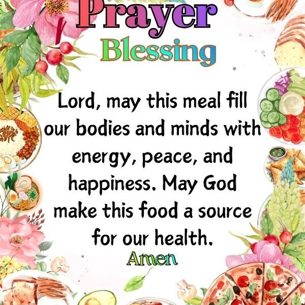 blessing and prayer for food
