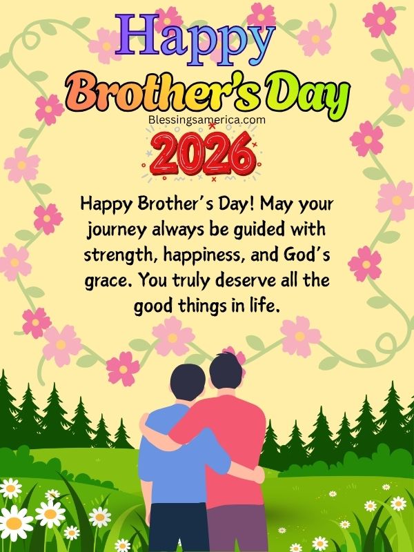 Happy brothers day wishes 2026