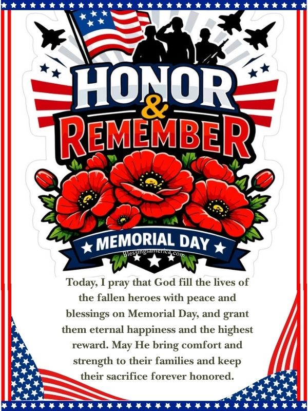 Memorial Day Prayer blessing