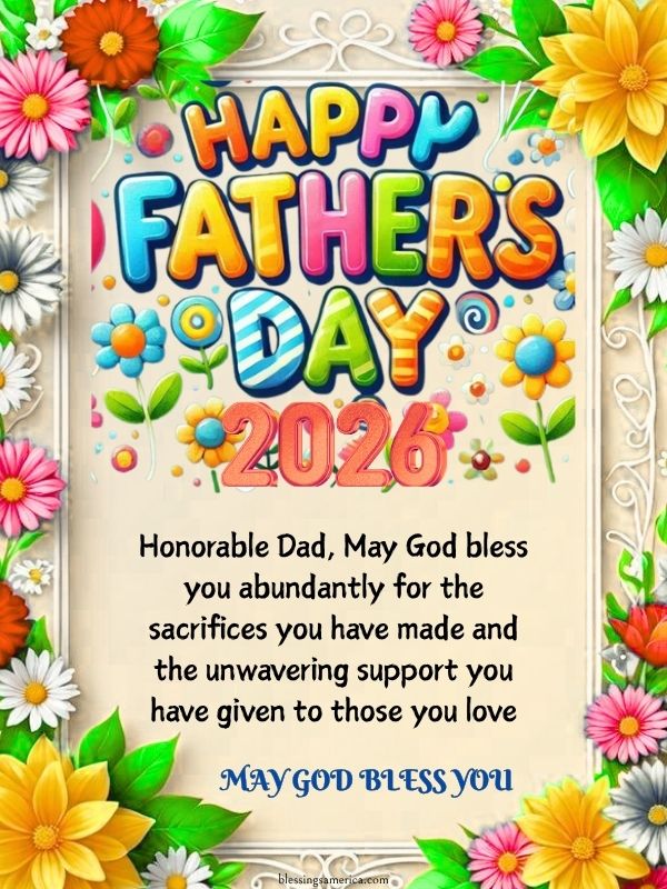 blessings Fathers day 2026