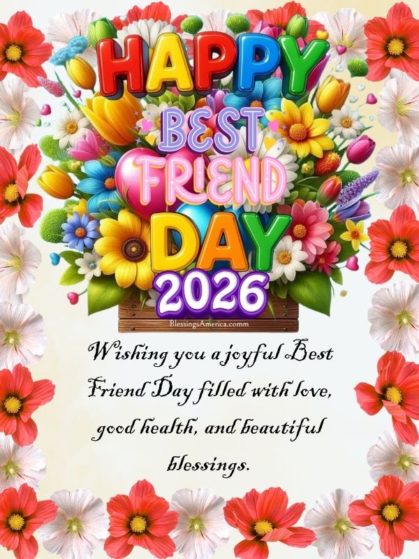 national best friend day wishes 2026